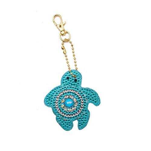 Diamond Painting Keychain, Full Drill DIY 5D Diamond Painting Pend...