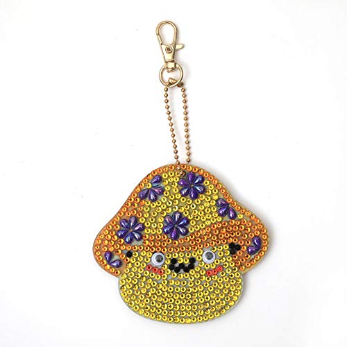 Diamond Painting Keychain Kit for Kids and Adults, DIY Full Drill ...