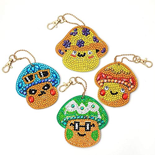 Diamond Painting Keychain Kit for Kids and Adults, DIY Full Drill ...
