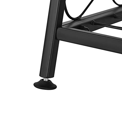 FaithLand 2-Tier Indoor/Outdoor Metal Plant Stand, Flower Pots Hol...