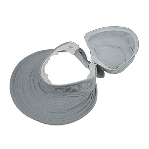 Womens 2in1 Wide Brim Summer Folding Anti-UV Golf Tennis Sun Visor...