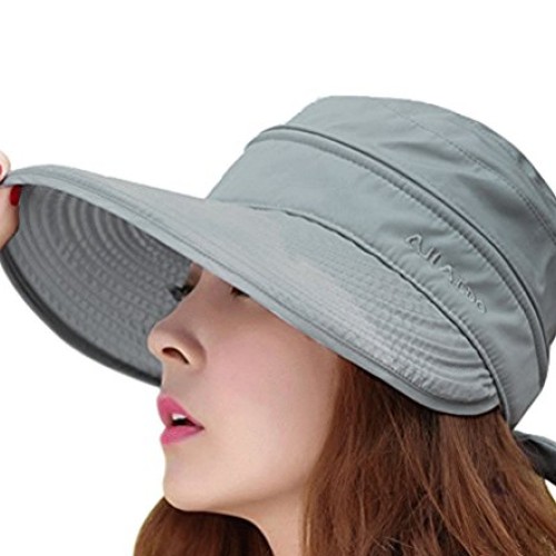 Womens 2in1 Wide Brim Summer Folding Anti-UV Golf Tennis Sun Visor...