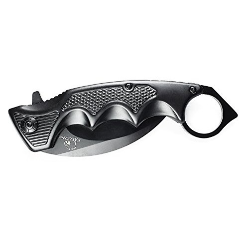 Full Metal CSGO Karambit Claw Tactical Spring Assisted Folding Kni...