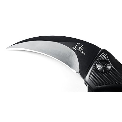 Full Metal CSGO Karambit Claw Tactical Spring Assisted Folding Kni...