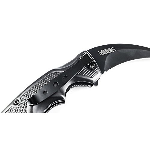 Full Metal CSGO Karambit Claw Tactical Spring Assisted Folding Kni...