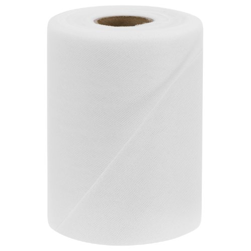 Falk Fabrics Tulle Spool, 6-Inch by 100-Yard, White