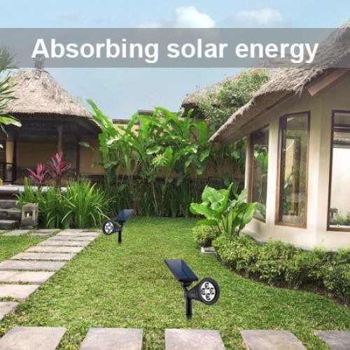 FALOVE Solar Spot Lights Outdoor, 180°Adjustable Auto On/Off Flag ...