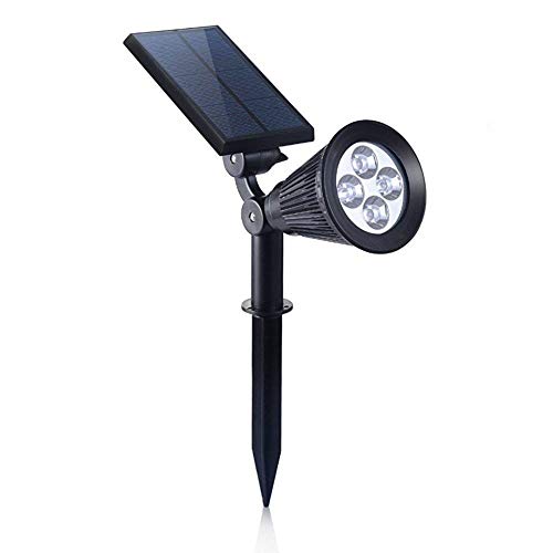 FALOVE Solar Spot Lights Outdoor, 180°Adjustable Auto On/Off Flag ...