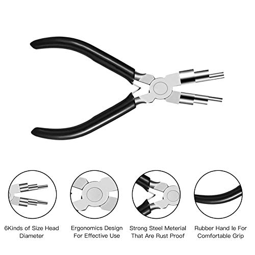 Faluckyy Jewelry Pliers, 8pcs Jewelry Making Pliers Tools Micro Je...