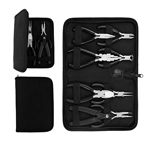 Faluckyy Jewelry Pliers, 8pcs Jewelry Making Pliers Tools Micro Je...