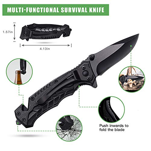 25 in 1 Survival Gear Kit, Famistar Emergency Survival Gear and Eq...