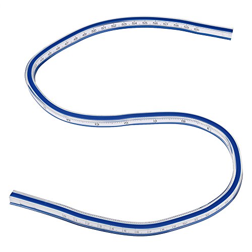 FAMKIT Flexible Curve Ruler for Drawing, Painting, Graphic and Gar...