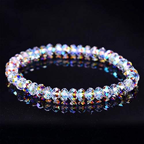FAMLEAF 10mm 265Pcs Crystal Glass Beads, Glass Beads for Jewelry M...