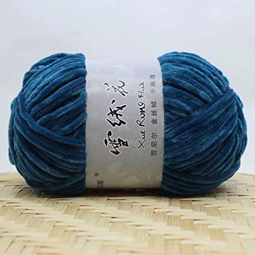 Fan-Ling 1PCS 100G Gold Velvet Chenille Medium Thick Wool Thread D...