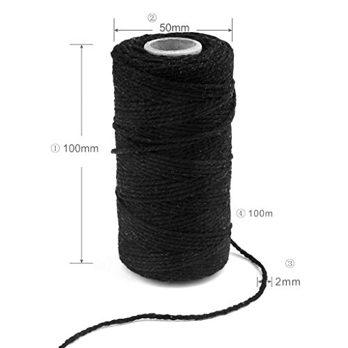 Fan-Ling Colored Cotton Rope,100m Long/100Yard Pure Cotton Twisted...