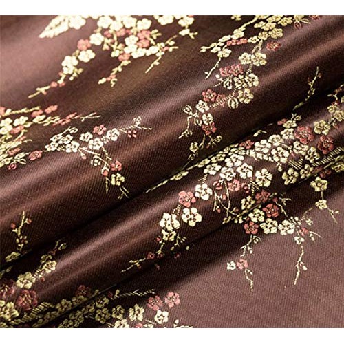 Vintage Fabric Chinese Style Brocade Satin Jacquard Fabric for Sew...