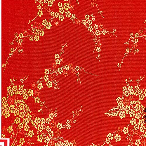 Vintage Fabric Chinese Style Brocade Satin Jacquard Fabric for Sew...