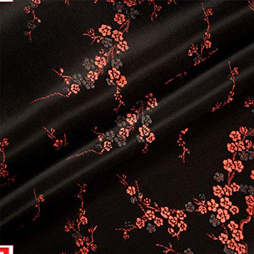 Vintage Fabric Chinese Style Brocade Satin Jacquard Fabric for Sew...
