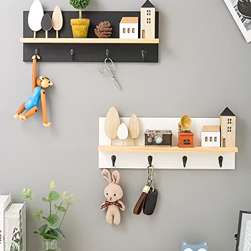 FANCY NOVA 12pcs Wall Mounted Hooks, Metal Coat Hanger Hooks for W...