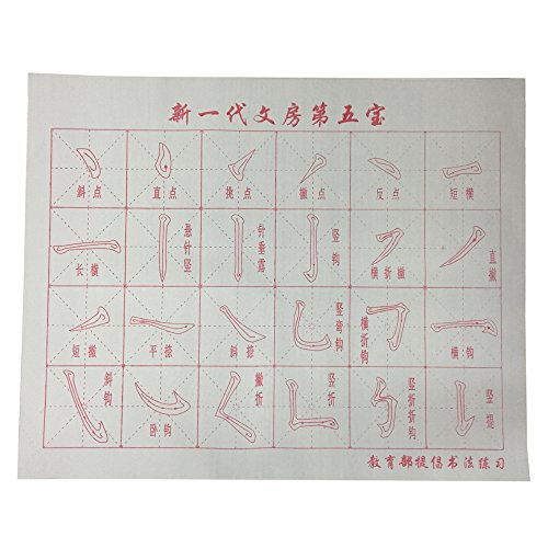 FancyWolf Chinese Calligraphy Set Rewritable Water Writing Cloth F...