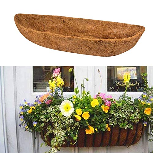 3 Packs Trough Coco Fiber Replacement Liner, Coco Liners for Windo...