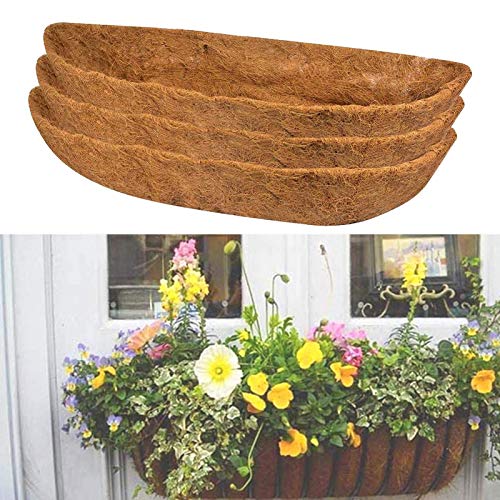 3 Packs Trough Coco Fiber Replacement Liner, Coco Liners for Windo...
