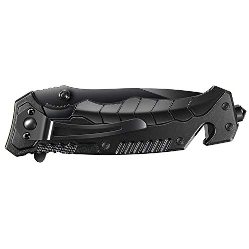FANSTINOW Pocket Knife - Best Folding Tactical Knife - 7.4in S.S. ...
