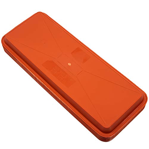 Terra Cotta Plant Trays 16.5 x 6.5 In, Rectangle, 8 Pack