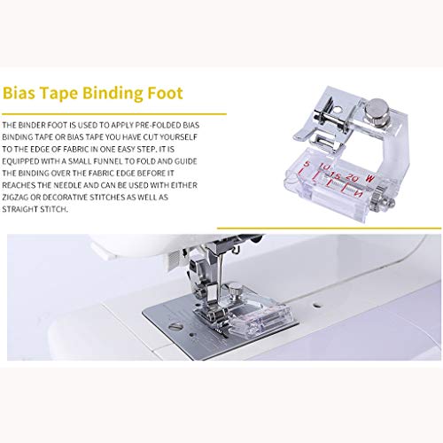 9PC Rolled Hem Pressure Foot Sewing Machine for Singer Brother Low...