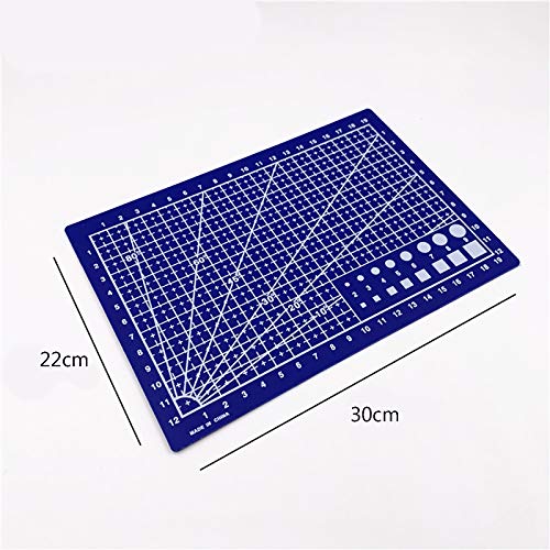 A4 Art Self Healing PVC Cutting Mat Double Sided Gridded Rotary fo...