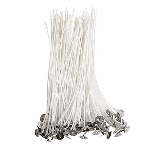 Fasclot Candle Wicks Pre Waxed Wick Cotton Core for Candle DIY Making