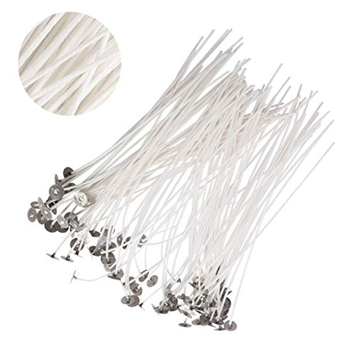 Fasclot Candle Wicks Pre Waxed Wick Cotton Core for Candle DIY Making