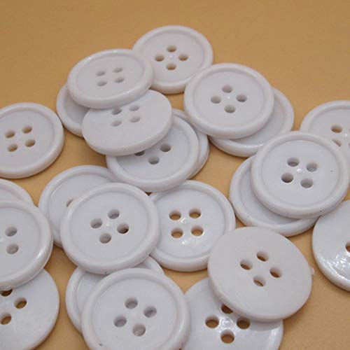 Fasclot Cufflink for Women Button 4 Holes 1 Inch Buttons 25mm Sewi...