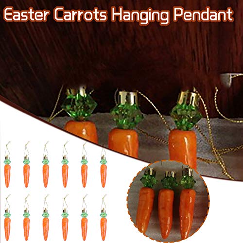 Fasclot Easter Smooth Carrot Pendant Decorations Party Kitchen DIY...