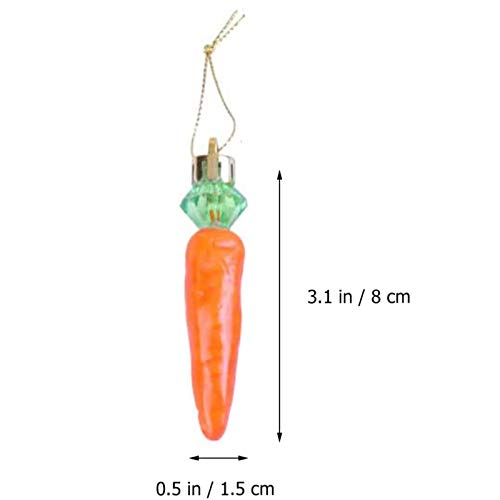 Fasclot Easter Smooth Carrot Pendant Decorations Party Kitchen DIY...