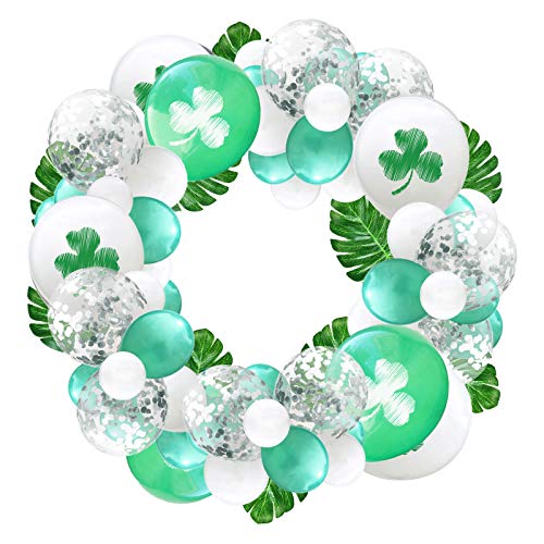 Fasclot St. Patricks Day Balloons Set Scene Decoration Supplies P...
