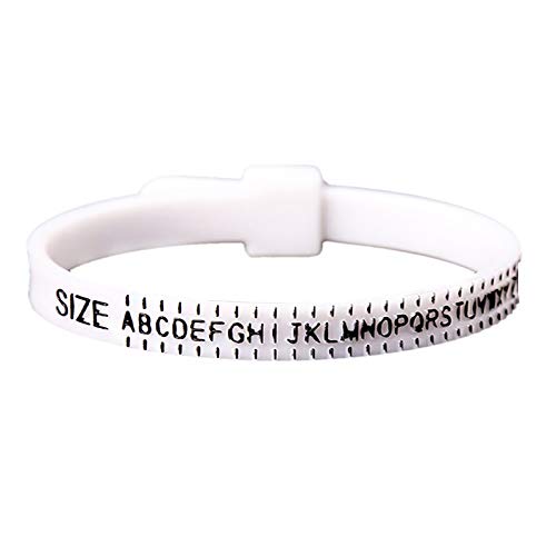 Fasclot US UK Measures Ring Sizes with Guide Including Ring Size C...