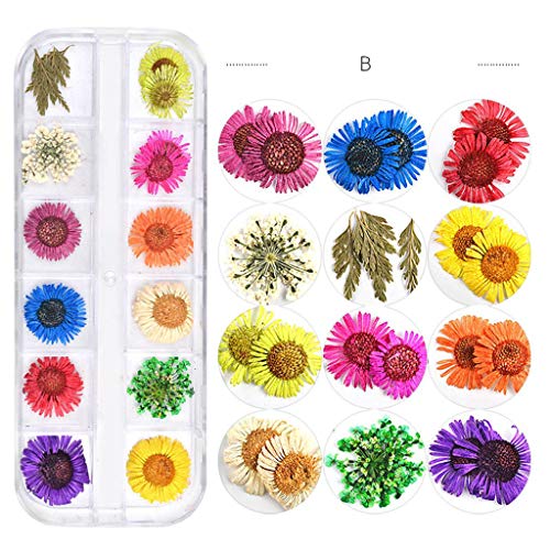 Home DIY, DIY Crystal Glue Jewelry Mold 83 Pcs Set and Dried Flowe...