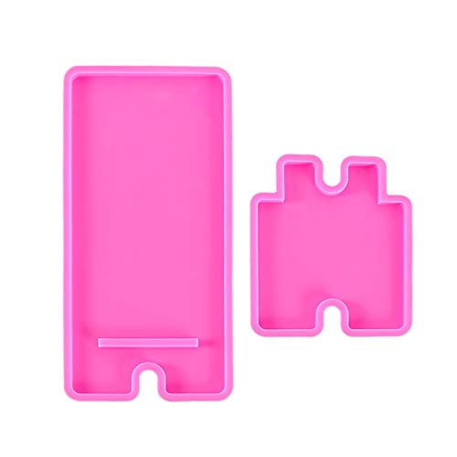 Home DIY, Silicone Mobile Phone Stand Holder Casting Mold Resin Ep...