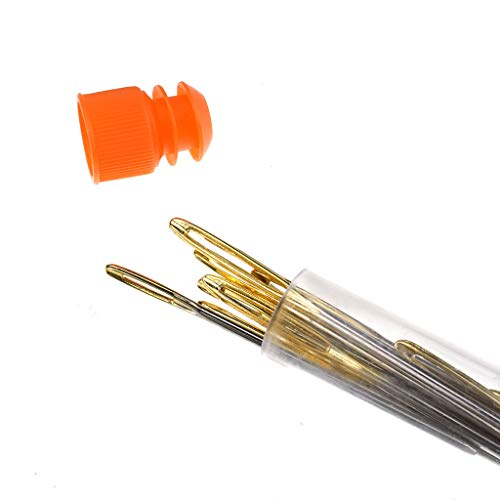 Tools & Home Improvement, Large-Eye Blunt Needles 12 Piece Stainle...