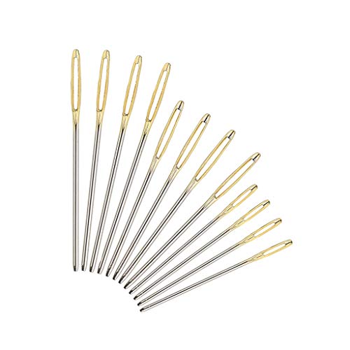 Tools & Home Improvement, Large-Eye Blunt Needles 12 Piece Stainle...