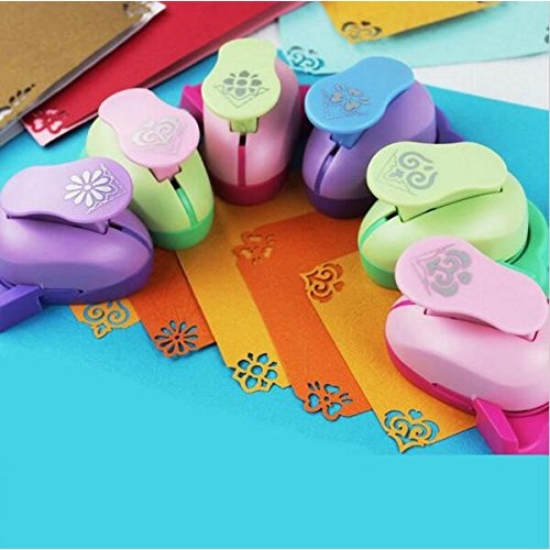 Fascola Pack of 6 Embossing DIY Corner Paper Printing Card Cutter ...