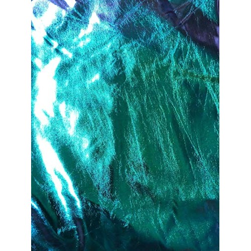 Blue | Green Metallic Iridescent Foil Dancewear Legging Apparel Sp...