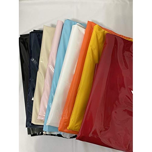 Fashion Fabrics Baby Blue Faux Patent Leather Apparel Vinyl Fabric...