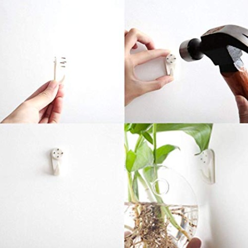 Fashionstorm Pack of 6 Glass Wall Hanging Planters Glass Plant Ter...