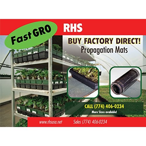 RHS Propagation Heat Mat, Spill Proof Seedling Pad, Heated Film Te...