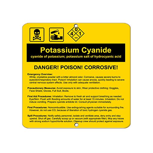 Potassium Cyanide Cyanide of Potassium Hazard Hazard Aluminum Meta...