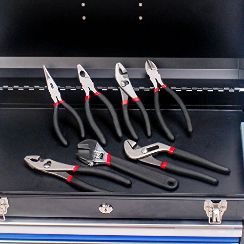 FASTPRO 7-Piece Utility Pliers and Wrench Set, Includes Slip Joint...