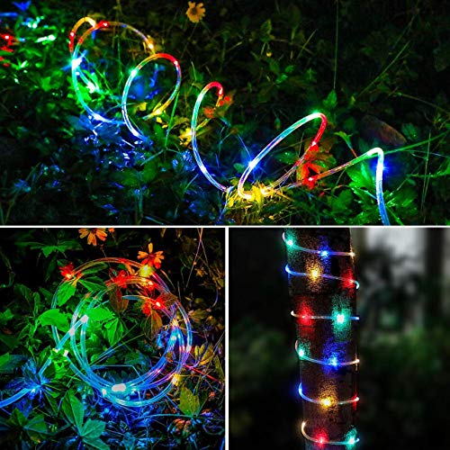 Fatpoom LED Rope Lights Battery Operated String Lights 40Ft 120 LE...