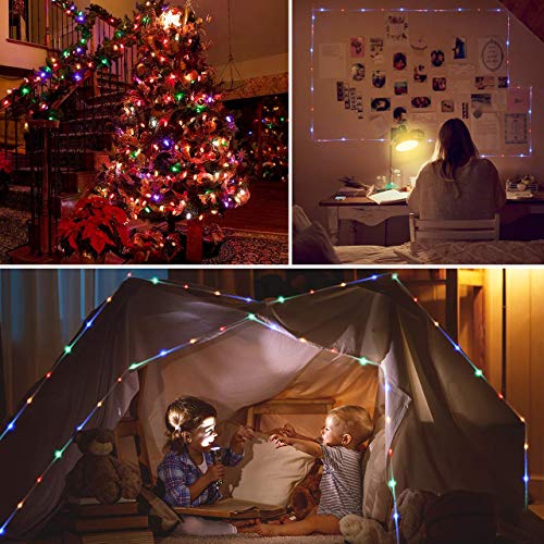 Fatpoom LED Rope Lights Battery Operated String Lights 40Ft 120 LE...